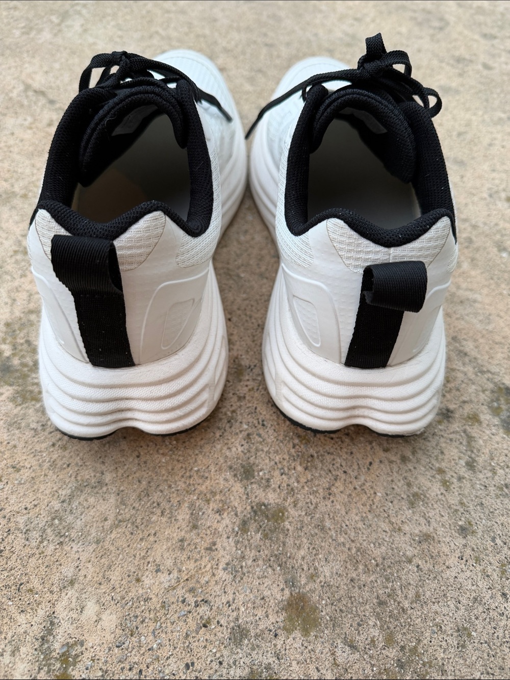 NORTIV8 Womens Cushion Active Float Walking Running White/Black Sneakers Size 8 - Picture 6 of 9